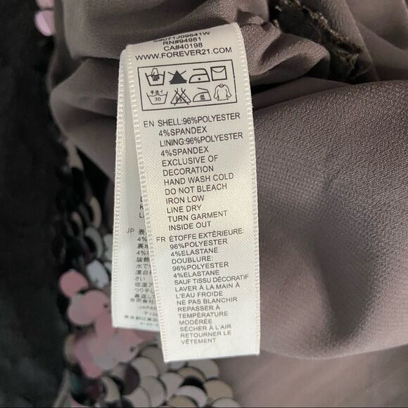 FOREVER 21 Beautiful Sequined Party Mini Prom Dress - Picture 13 of 14